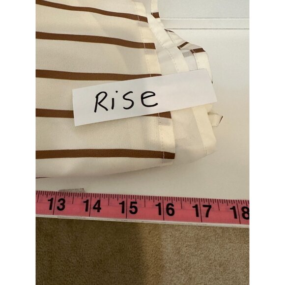 Womans Striped Jumpsuit Sz S/M Minimal Quiet Luxury Capsule Beachy Resort Cruise - Picture 4 of 14